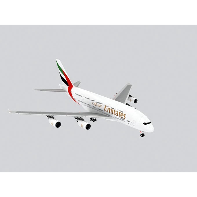 DIY Miniatur Papercraft Pesawat Airbus A380 Emirates Terlaris