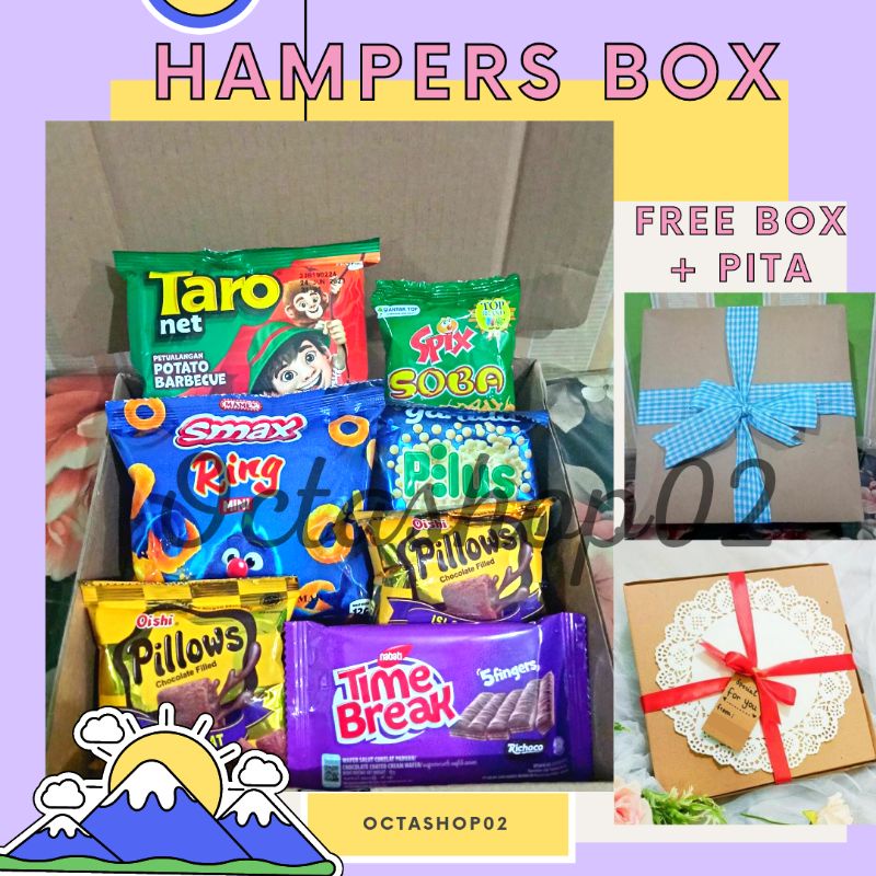 

Paket Snack ulang tahun box/Hampers Snack