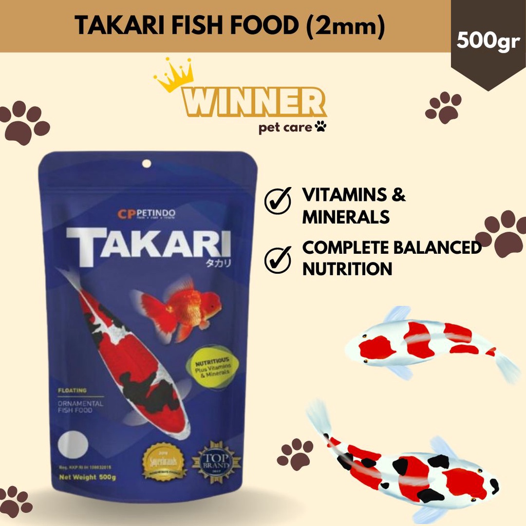 TAKARI Fish Food 500gr (2mm)