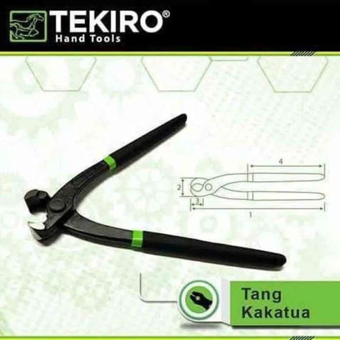 Tang gegep/ Tang kakatua / Tower PINCER TEKIRO 9inch /9in-OBRAL