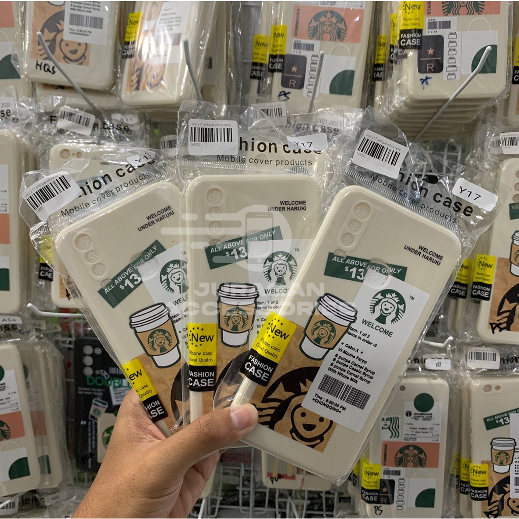 CASE MOTIF STARBUCKS STARBAK STARBUK KEKINIAN VIVO Y1S/Y11/Y12/Y12i/Y12S/Y15/Y17/Y19/Y20/Y20i/Y20S/Y