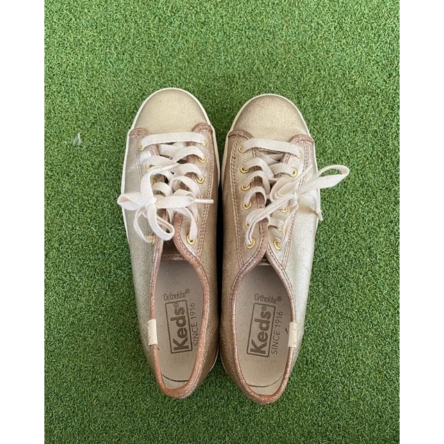 PRELOVED KEDS TRIPLE DECKER GOLD