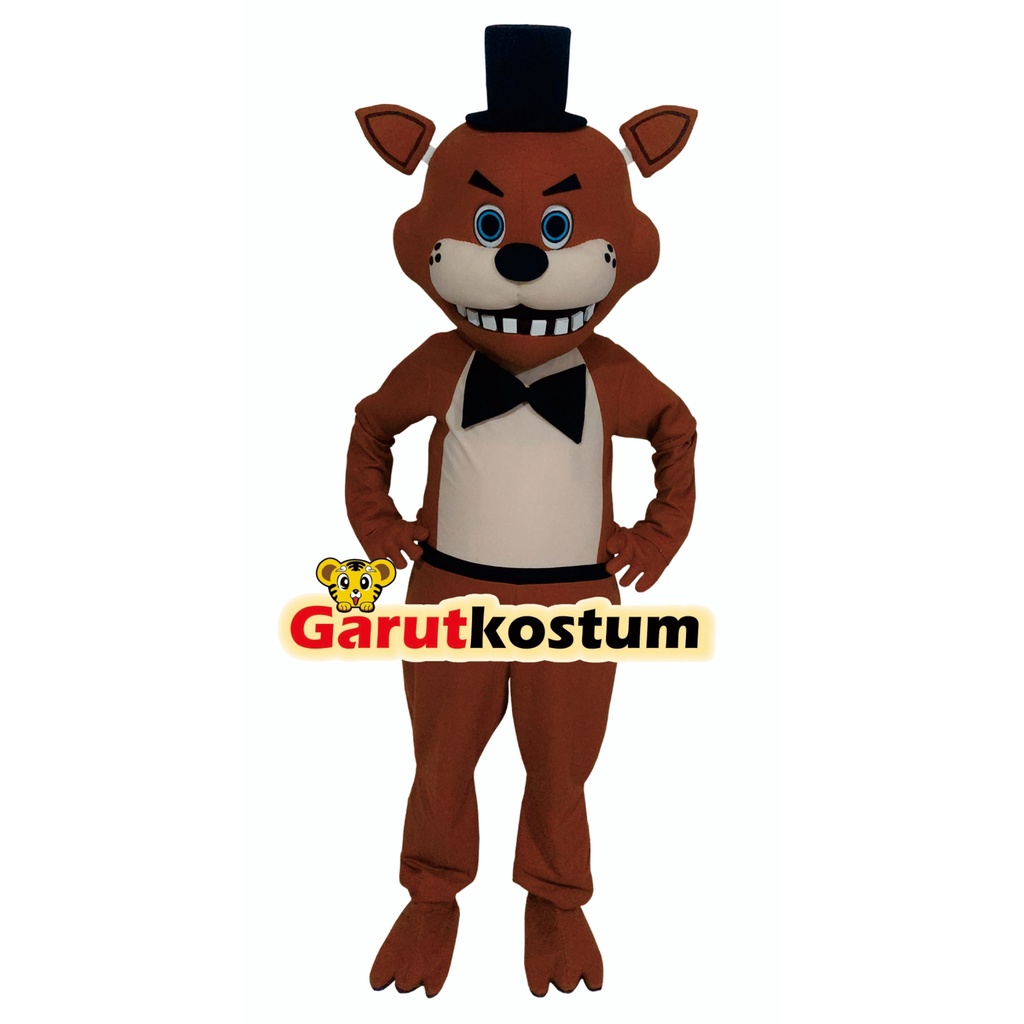 Kostum maskot badut freddy fazbear lucu costume halloween