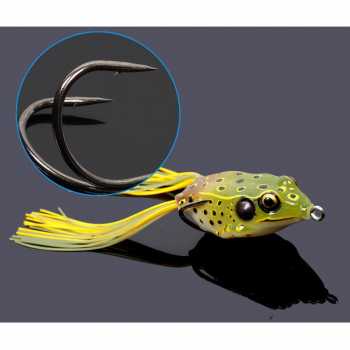 Umpan Pancing Bentuk Katak Kodok Warna Hijau Bahan Silikon Ukuran 6cm Dengan Kail / Kail Pancing Kodok Alat Pancing Murah Umpan Pancing Buatan / Umpan Pancing Kodok Kodokan Palsu Fish Bait Memancing Mancing frog / Umpan Pancing Tiruan Bentuk Katak Lembut