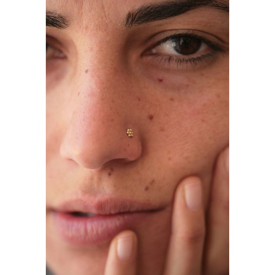 (1601 / 1602) (HARGA 1 BIJI) NOSE PIERCING / ANTING TINDIK HIDUNG