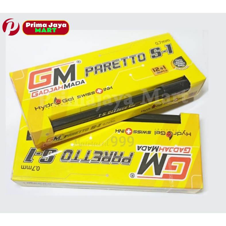 

Pulpen Hydrogel New Paretto S-1 Hitam ( Pack )