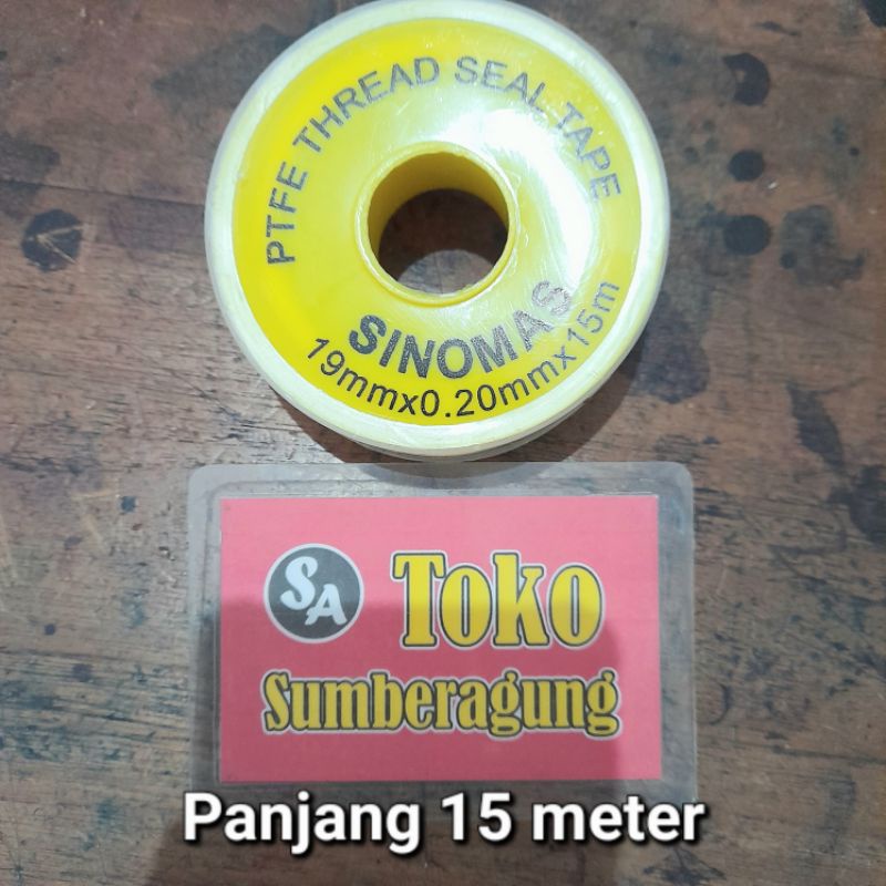 Seal tape Sinomas 15m isolatip selotip sealtape Sinomas 15m Seal tape Sinomas 15 meter Seal tape bes