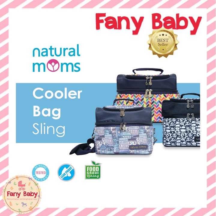 NATURAL MOMS COOLER BAG SLING CITY OF LIGHT