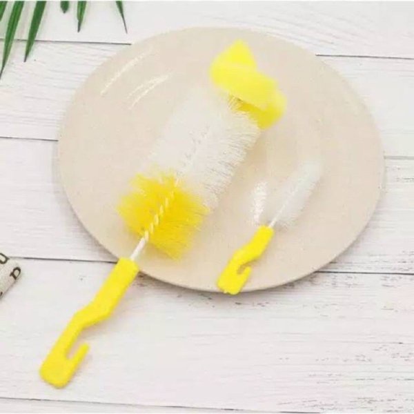 Serbagrosirmurah sikat botol set 2pcs bottle brush murah nipple