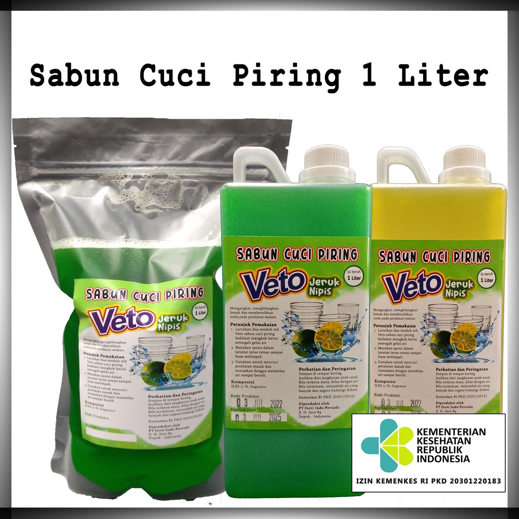 VETO Sabun Cuci PIRING 1 Liter