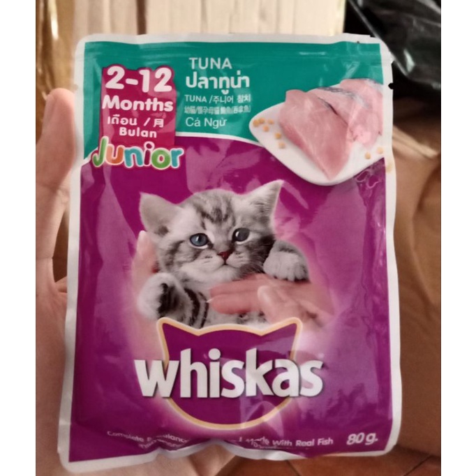 Whiskas Junior Makanan Kucing Basah