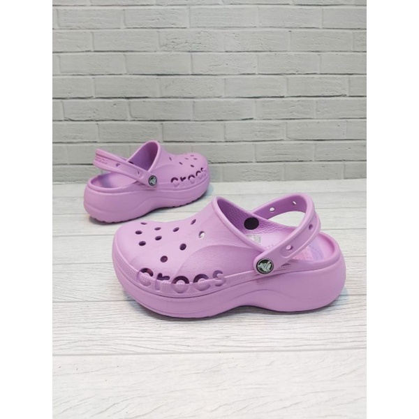 CROCS CLASSIC BAYA CLOG WEDGES WOMEN SANDAL 6cm