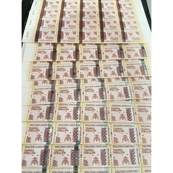 

Materai tempel 10000