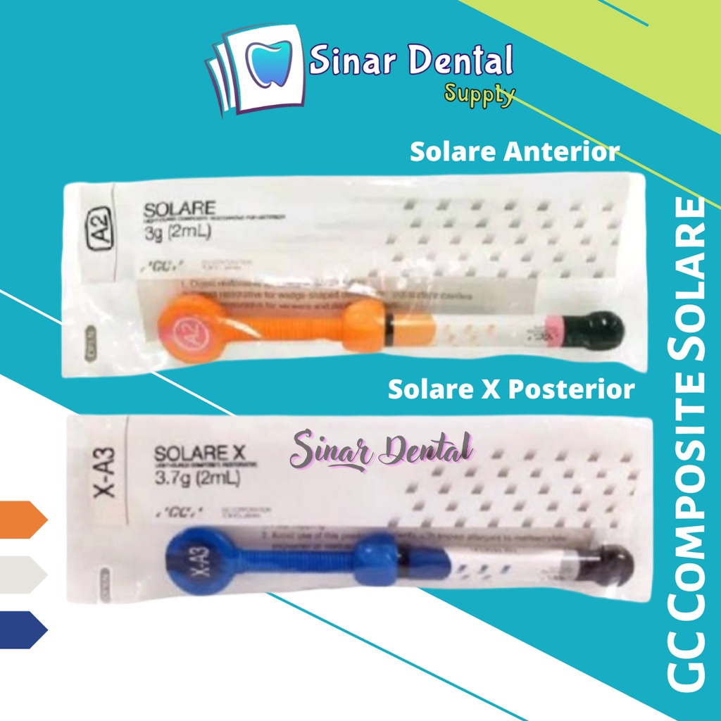 Composite Solare Anterior Solare x Posterior 2ml GC / Bahan Tambalan