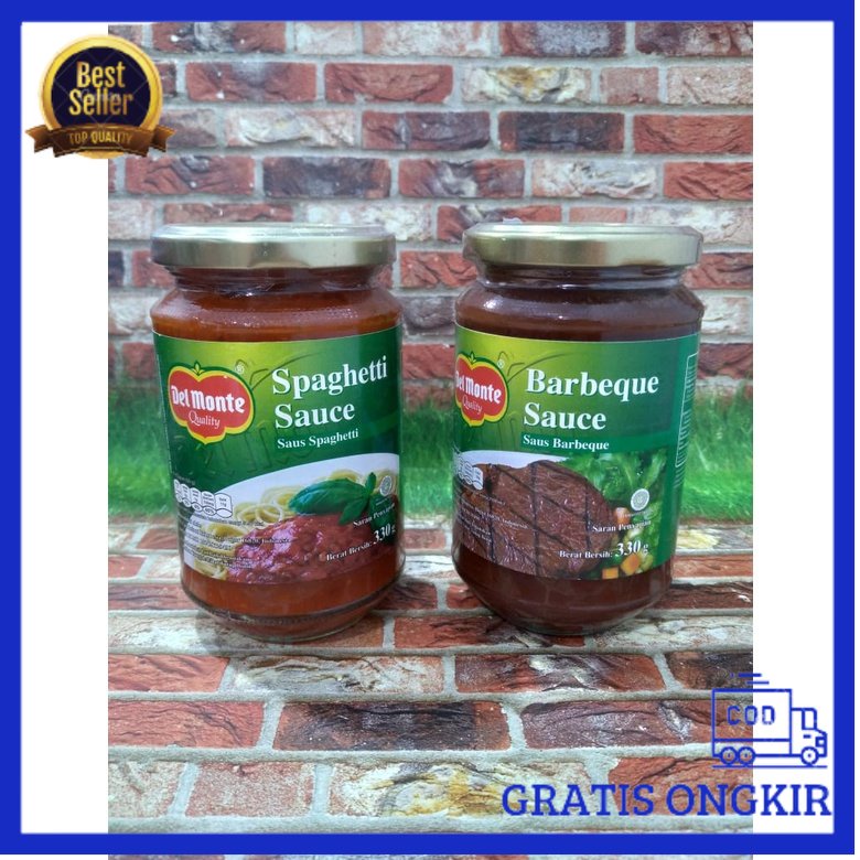 

DELMONTE SAUCE SPAGHETTI DAN BARBEQUE 330GRAM