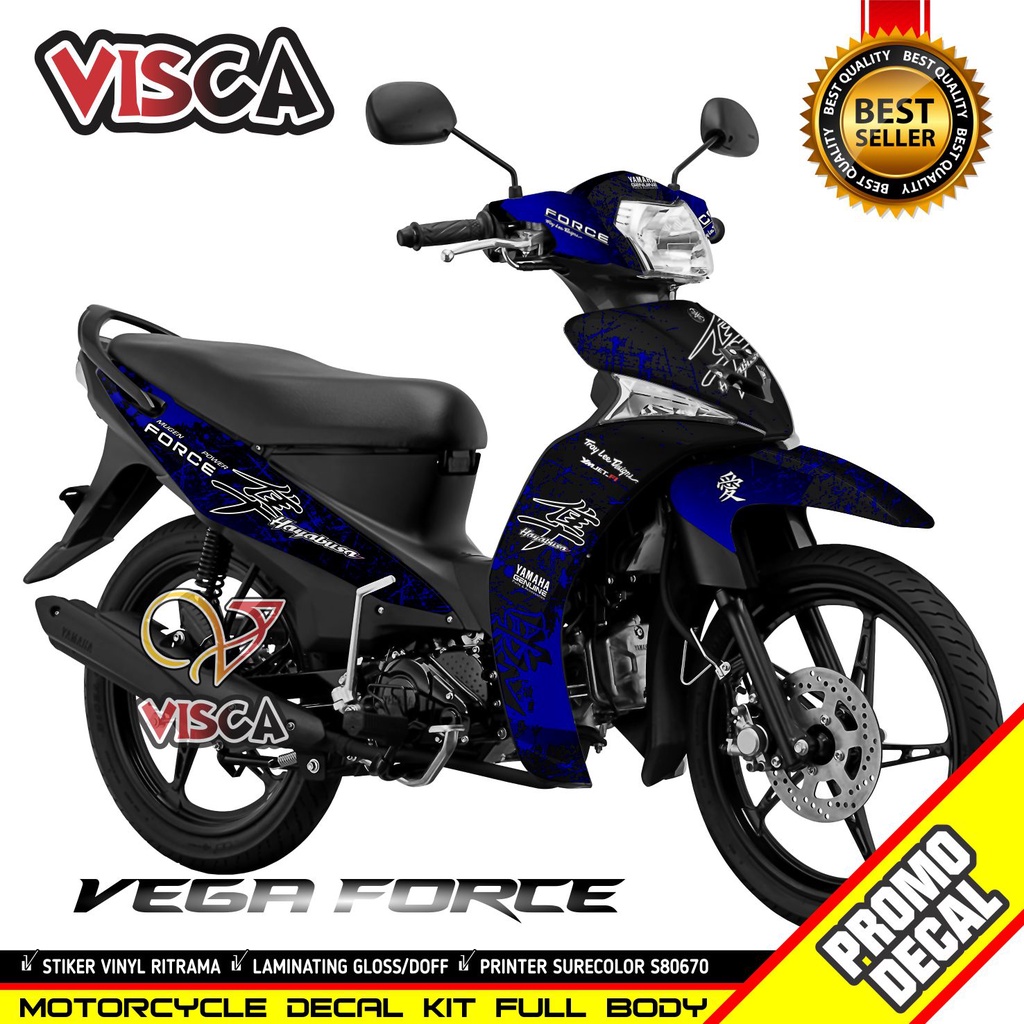 Stiker Vega Force Decal Motor Vega Force Full Body Striping Vega Force Stiker Motor Vega Force Decal