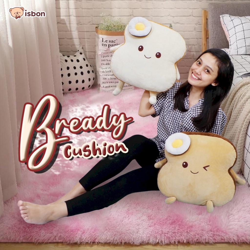 Boneka Roti Tawar Squishy Bantal Tidur Lucu Cushion Bread Cantik Untuk Mainan dan Hadiah Ulang Tahun Anak SNI Istana Boneka