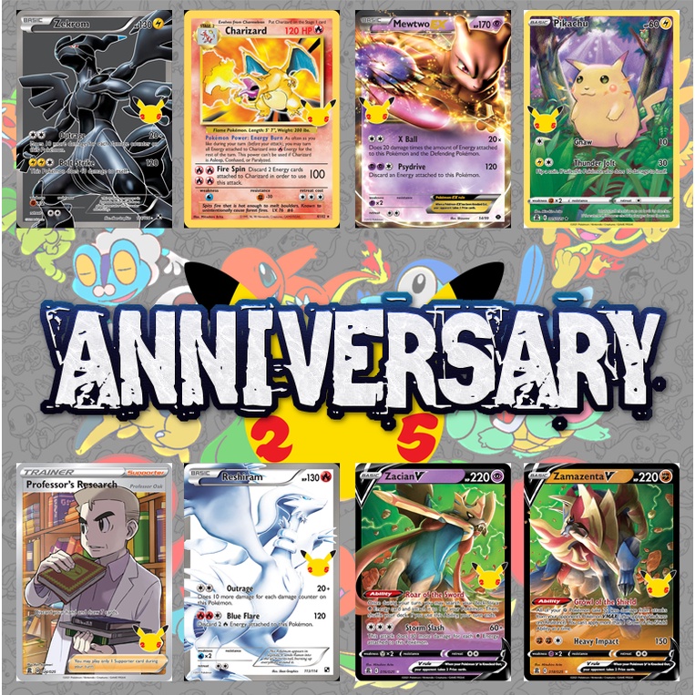 KARTU POKEMON TCG HOLOGRAM SPECIAL 25TH ANNIVERSARY
