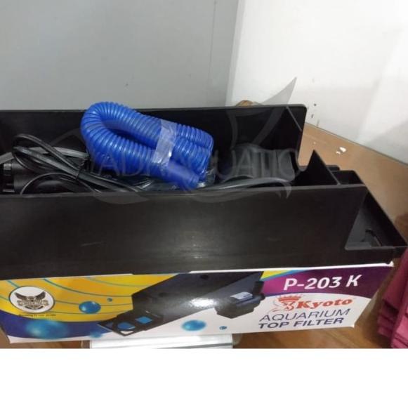 KYOTO P-203K AQUARIUM TOP FILTER POMPA AIR CELUP FILTER AQUARIUM