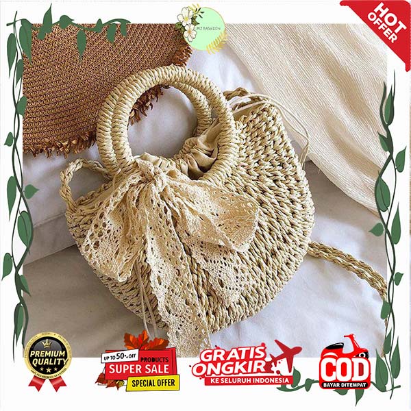 TAS ANYAMAN ROTAN TAS ROTAN WANITA TAS SELEMPANG WANITA TERBARU