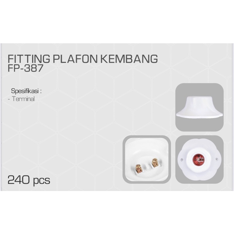 FITTING PLAFON KEMBANG ERKE