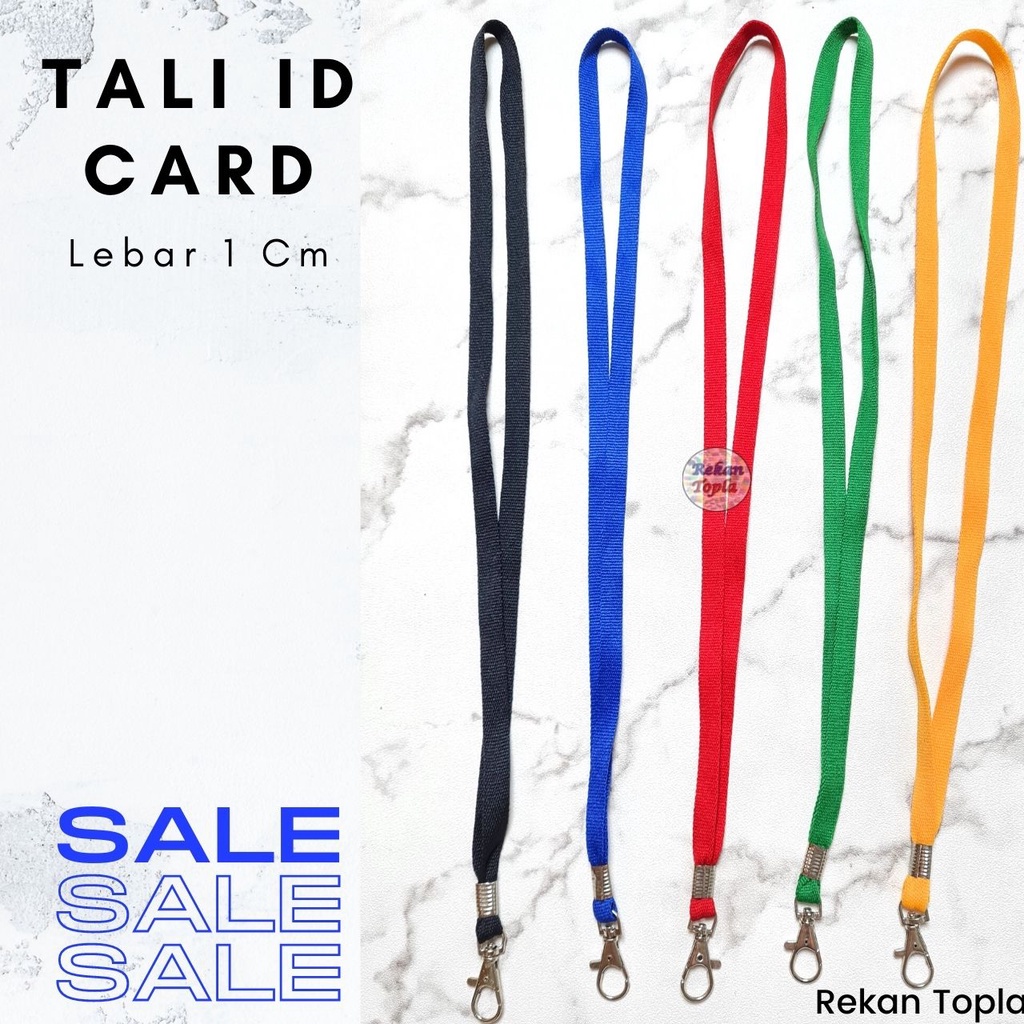 

Tali cantol / Tali Cantol 1 Cm / Tali Id Card kait besi / gantungan id card / Tali Lanyard Lebar 1 cm / Tali Cantol 1 cm / Tali Name Tag / Topla