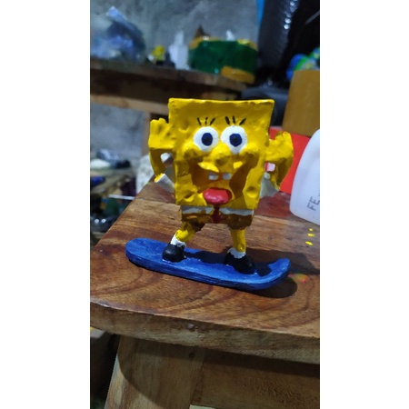 hiasan aquarium spongebob