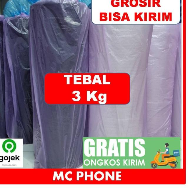 

BUBBLE WRAP ROLL HITAM BENING 125 CM x 50 METER - Bening 2Kg