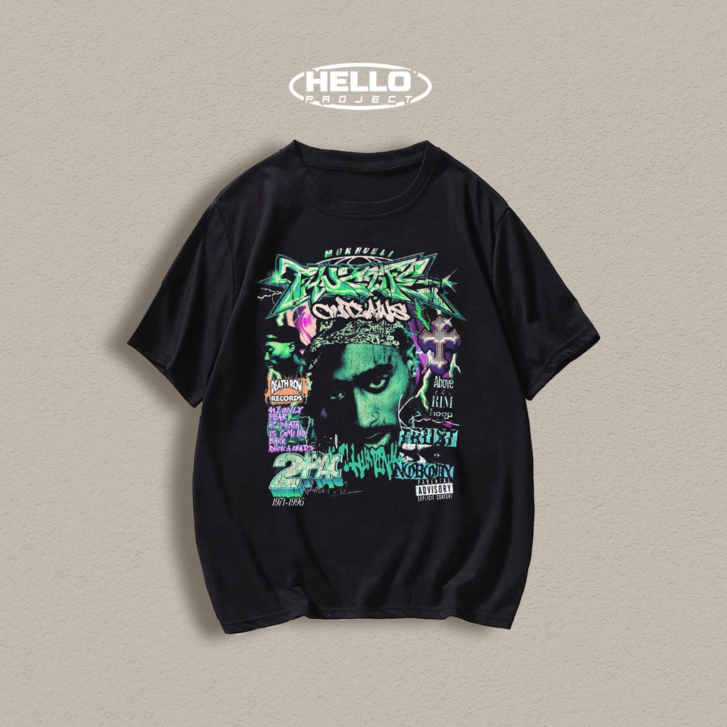 2PAC SHAKUR VINTAGE T-SHIRT STYLE OVERSIZE