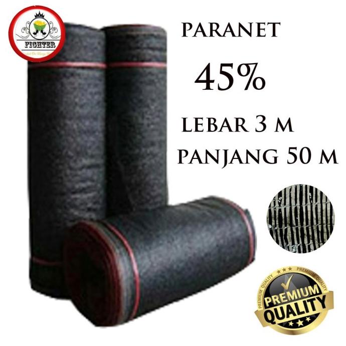 Paranet 45% lebar 3 m Rol / shading net / jaring tanaman