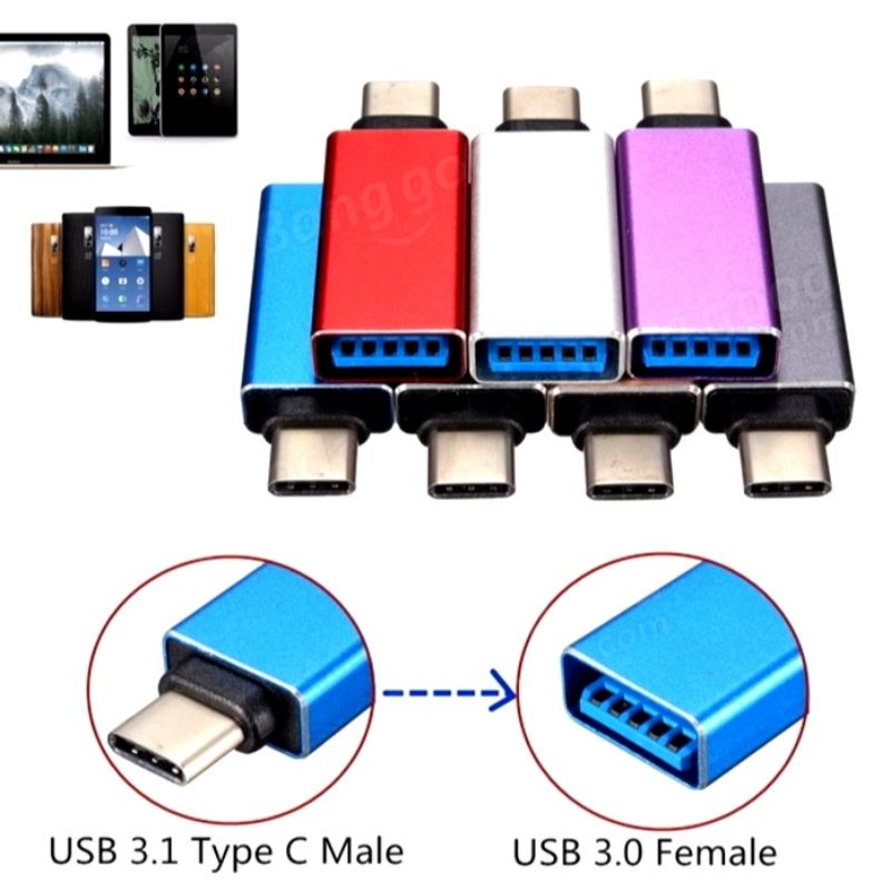 USB TYPE C CONVERTER.Usb type c male to Normal USB female