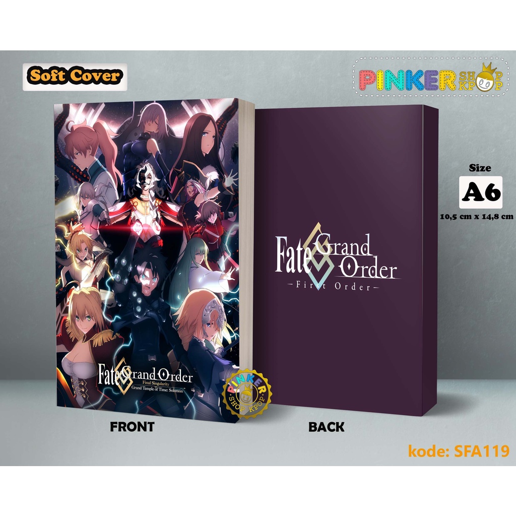 

(SFA119) Pocket Note Anime Fate Grand Order 2 Softcover
