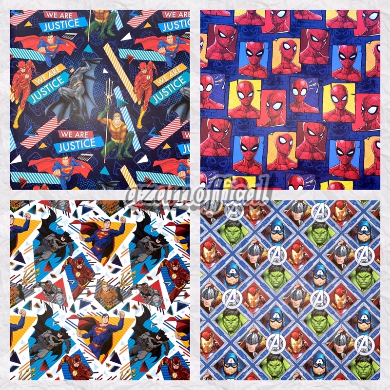 

KERTAS KADO 1 LEMBAR SANSAN WAWA MOTIF SPIDERMAN ULTRAMEN AVENGERS