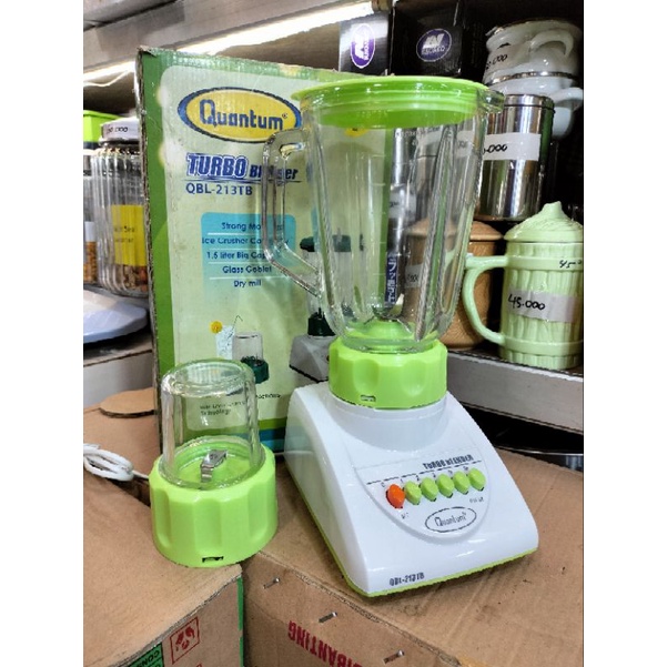 Blander Quantum kecepatan 4 Speed Turbo QBL-213TB