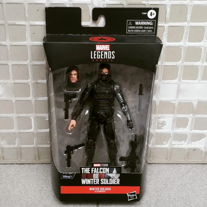 HASBRO MARVEL LEGENDS WINTER SOLDIER FLASHBACK BUCKY BARNES FALCON