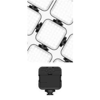 Lampu LED Vlogging Lampu Studio Foto Smartphone HP Kamera Vlog Video Light 6500K / Lighting Lampu Sorot Studio Foto DSLR Nikon Smartphone HP Vlogging Shooting / Lampu Flash Kamera Mirrorless Lampu Sorot Photo Foto Video Led Super Terang Lampu Pencahayaan