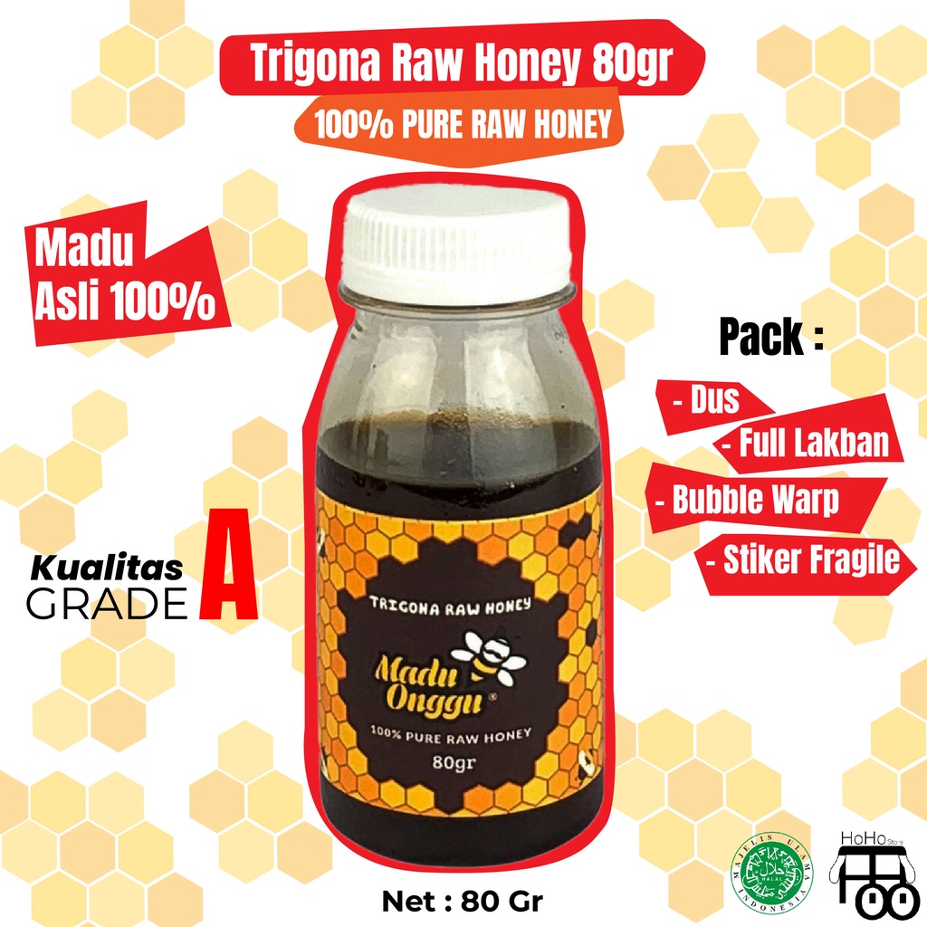 

Madu Asli 100% Trigona Raw Honey 80 gram tanpa pengawet, tanpa tambahan pemanis