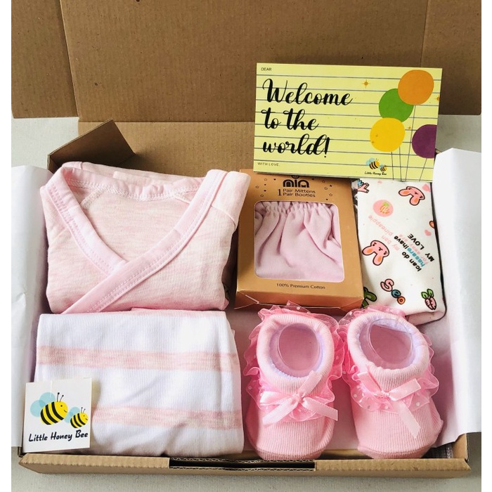 

(COD) Hampers newborn baby girl kado lahiran bayi cewek - Paket C