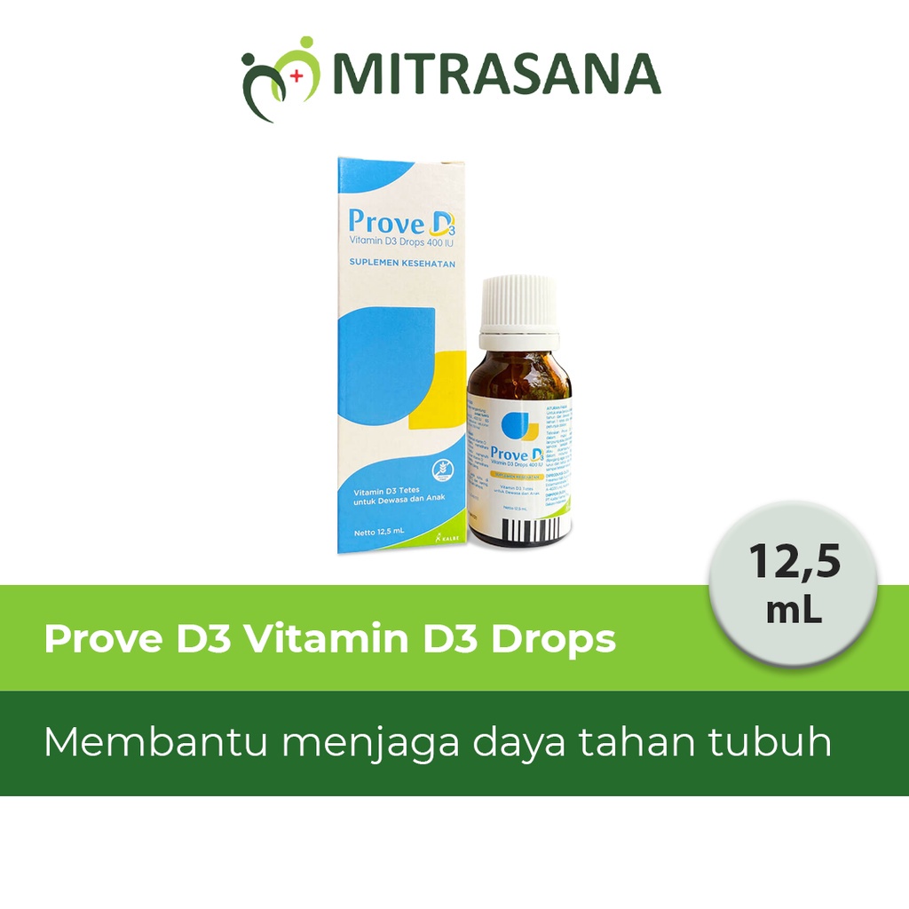 Jual Prove D3 Drops Vitamin D3 Tetes 400 IU Memenuhi Kebutuhan