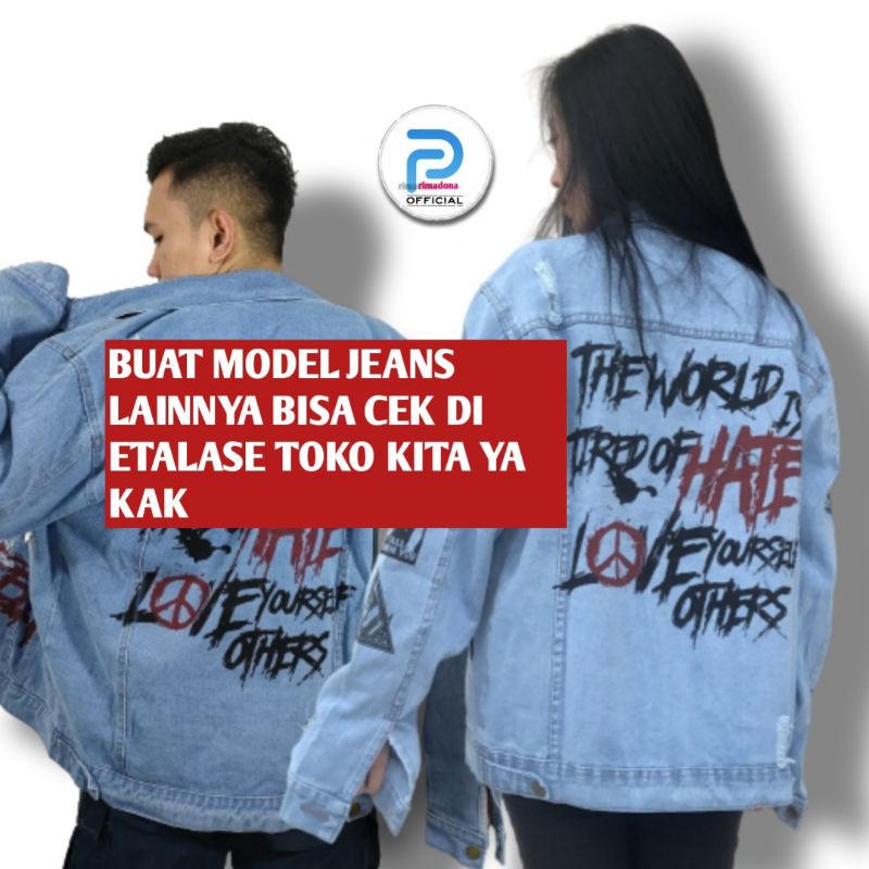 JAKET JEANS WOSHING JUMBO L-XXXL TERBARU  MODEL TERBARU JAKET JEANS HITAM SNOW COUPLE JAKET JEANS HITS JAKET DENIM PANJANG ORIGINAL BANDUNG PREMIUM JAKET JEANS SANTAI/FASHION/OOTD/JAKET JEANS VIRAL JAKET JEANS PRIMADONA OFFICIAL JAKET JEANS POLOS WARNA