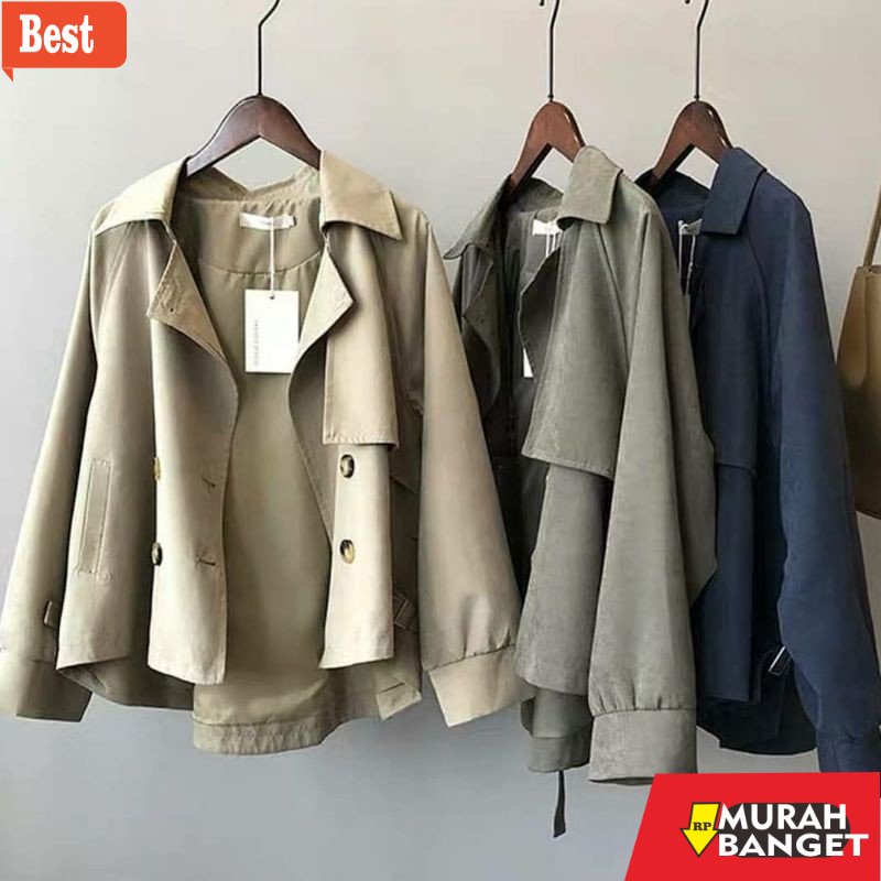 jaket wanita kekinian 2022 JAKET WANITA - YUNGMII JAKET - ATASAN WANITA - PAKAIAN TERMURAH - KOREAN 