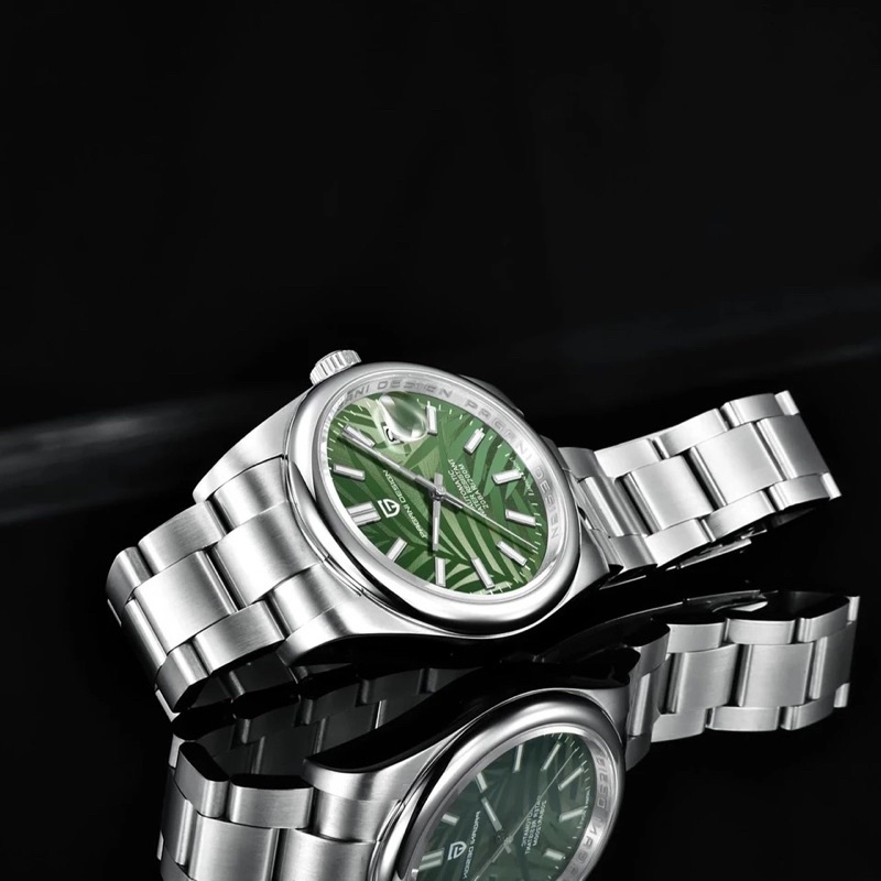 Pagani Design Datejust Olive Green Palm Dial PD 1715 Automatic