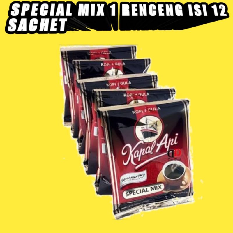 

KOPI KAPAL API special mix 1 renceng 25 gram x 10 sachet