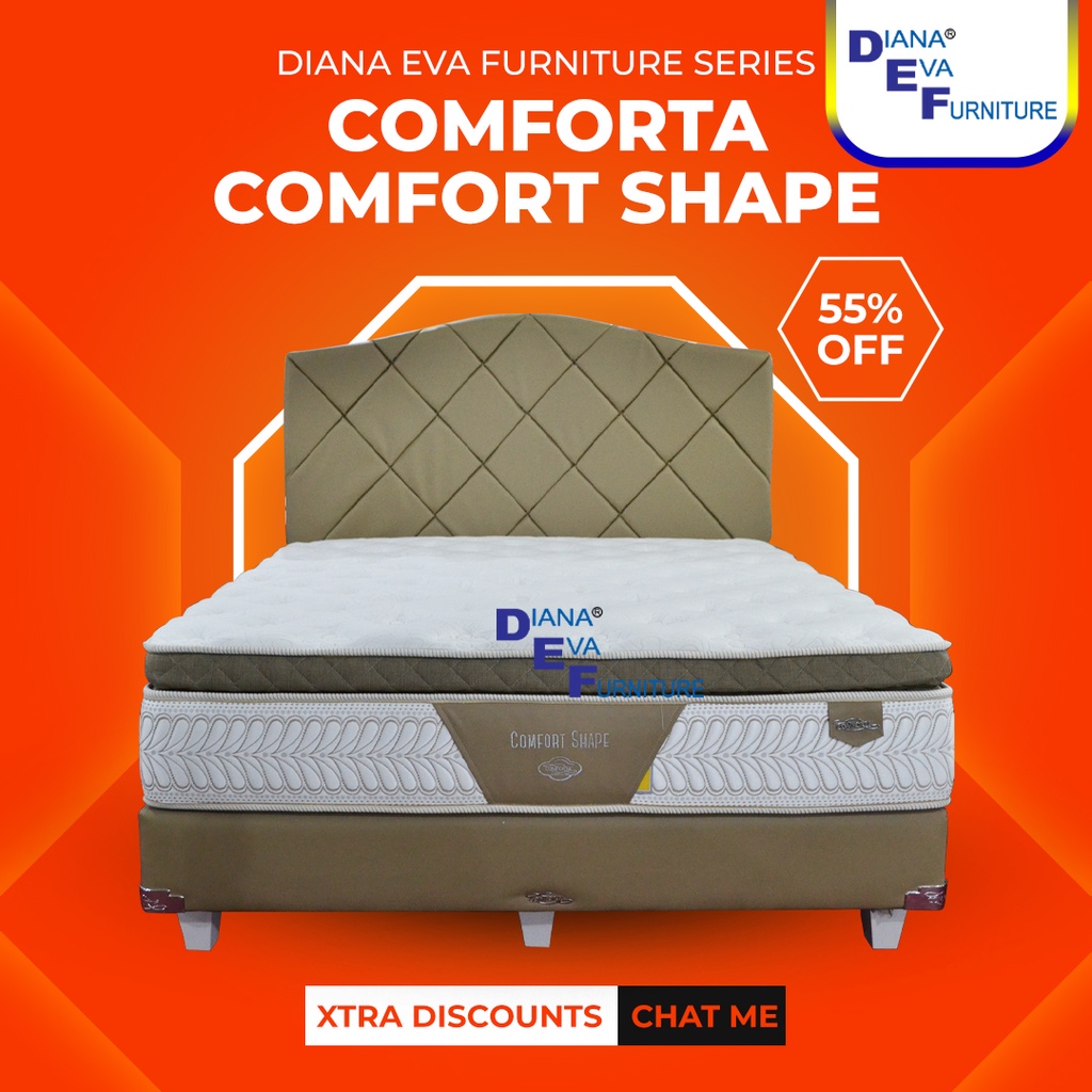 Comforta Comfort Shape Full Set Kasur Springbed