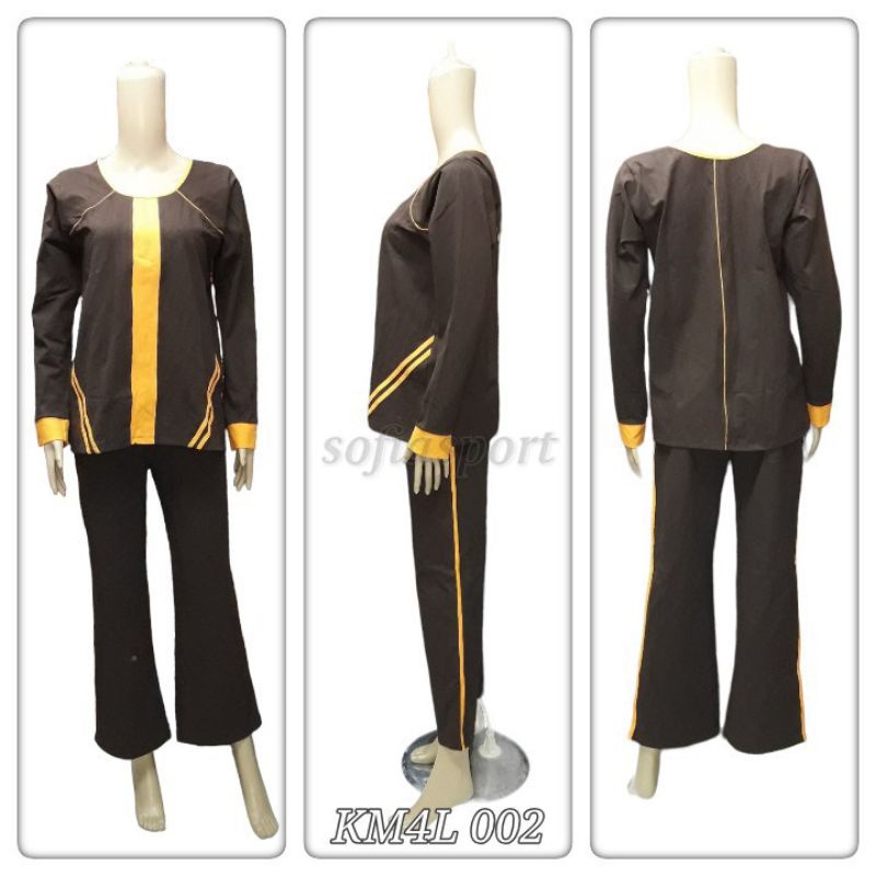 Baju Senam Muslimah Ukuran Jumbo XXXL