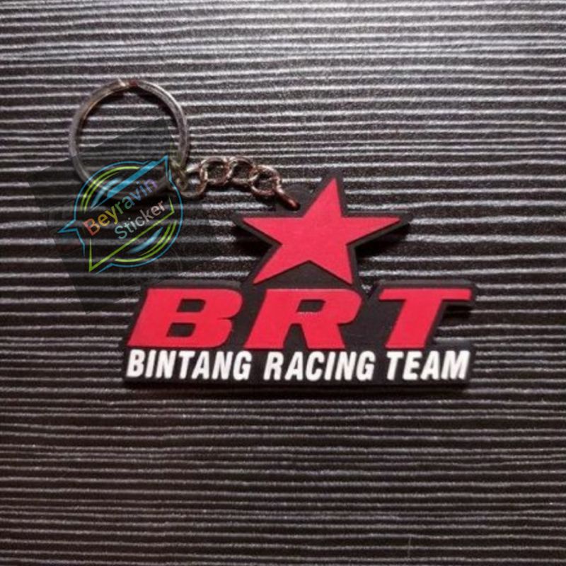 GANTUNGAN KUNCI KARET BRT BINTANG RACING TEAM