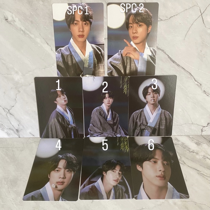 BTS dalmajung JIN Seokjin 2022 pc mpc memberset member mini photocard official