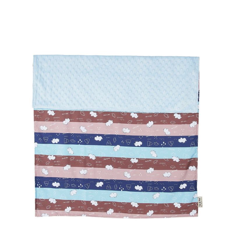 Vee&amp;Mee VMB5010 Baby Blanket Minky Rhino Series
