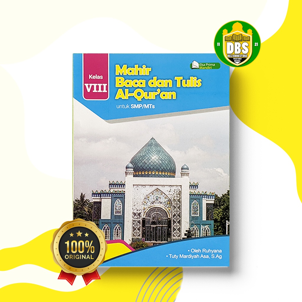Mahir Baca Tulis Al-Qur'an Jilid 8 - Mahir BTQ Kelas VIII SMP/MTs Eka Prima Mandiri