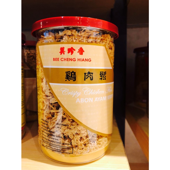 

BEE CHENG HIANG ABON CRISPY AYAM / CHICKEN FLOSS KHAS SINGAPORE 200GR